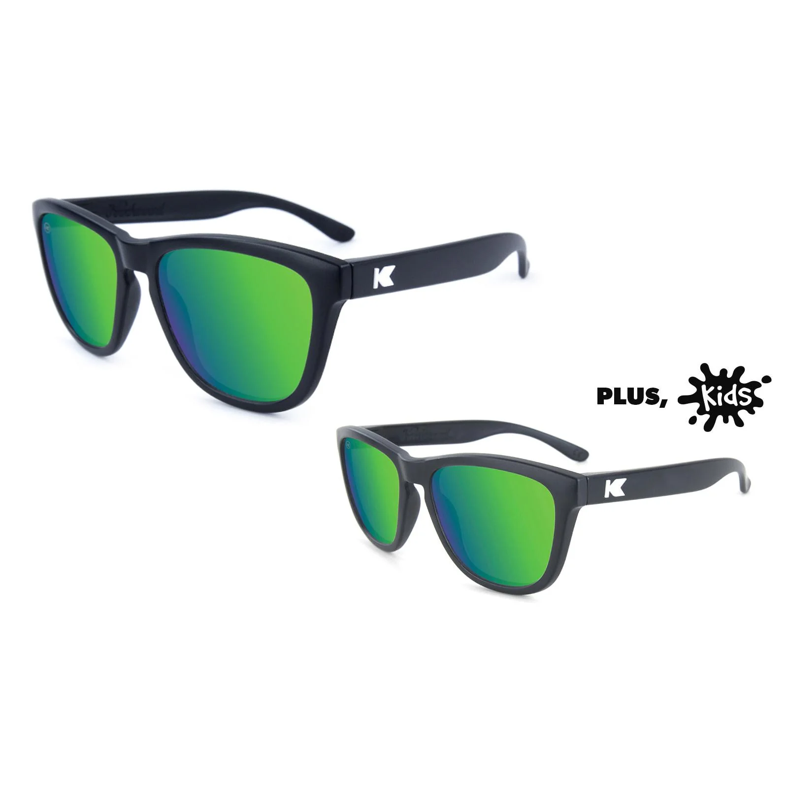 Adult & Kids Black / Green Moonshine Bundle