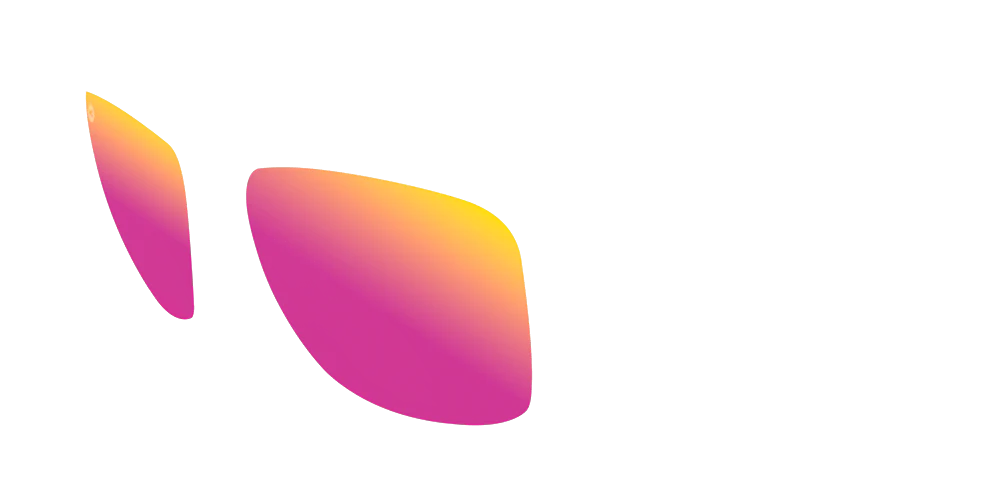 Knockaround Torrey Pines - Custom Lens - Pink Sunset POLARIZED