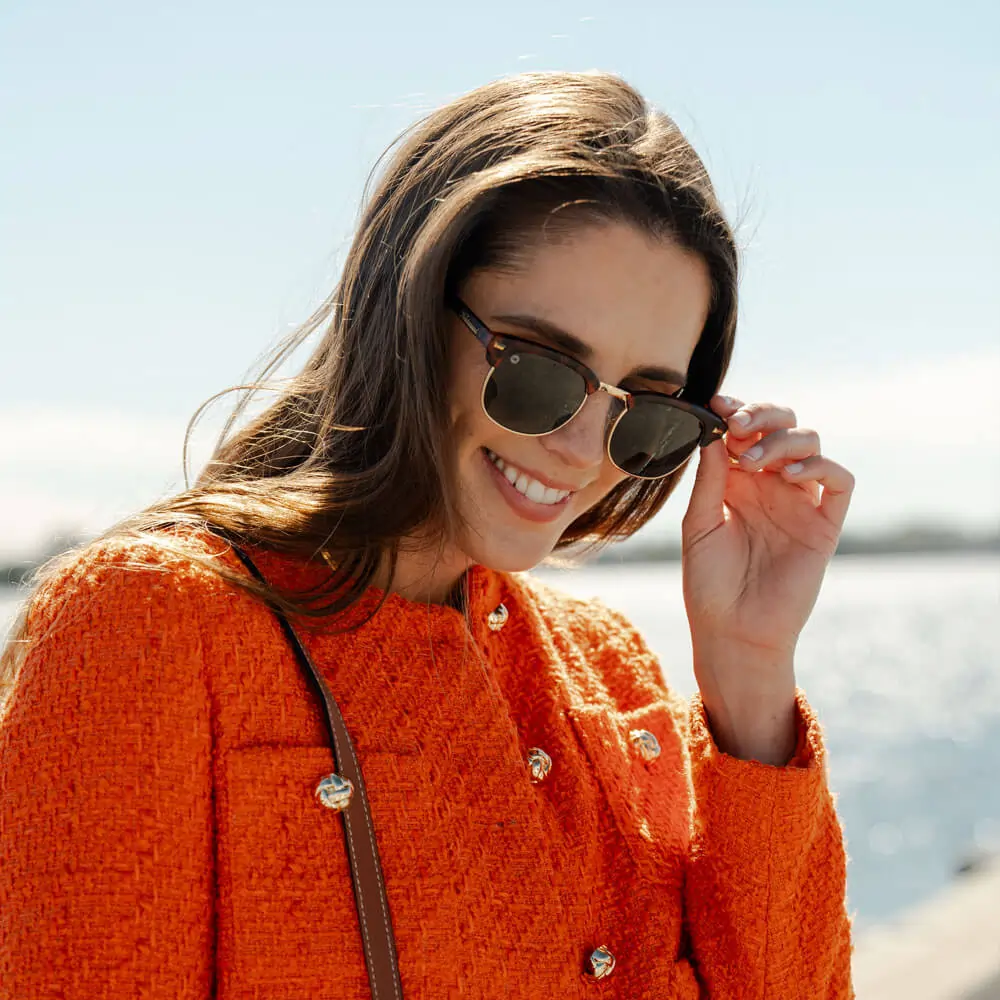 Matte Tortoise Shell & Gold Brooklines - Image 7